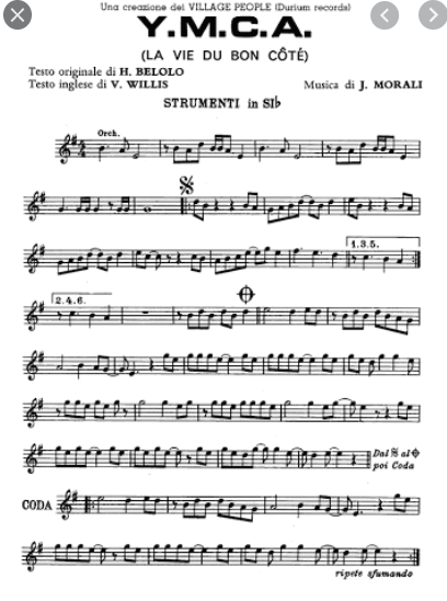 sheet music